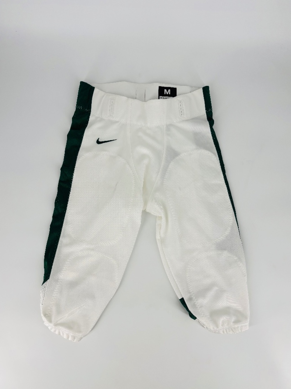 NWT Nike Mens Football Athletic Pants White / Green Size: Medium